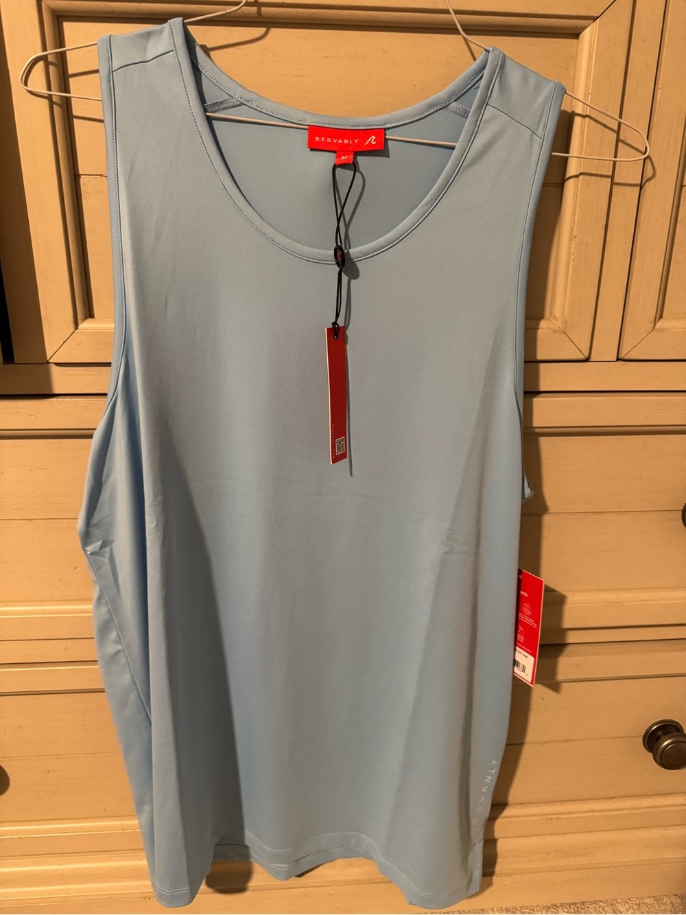 Redvanly Men's Light Blue Meyer Tank Top